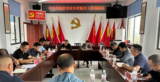 市水利局调度十美堂镇教育村乡村振兴工作